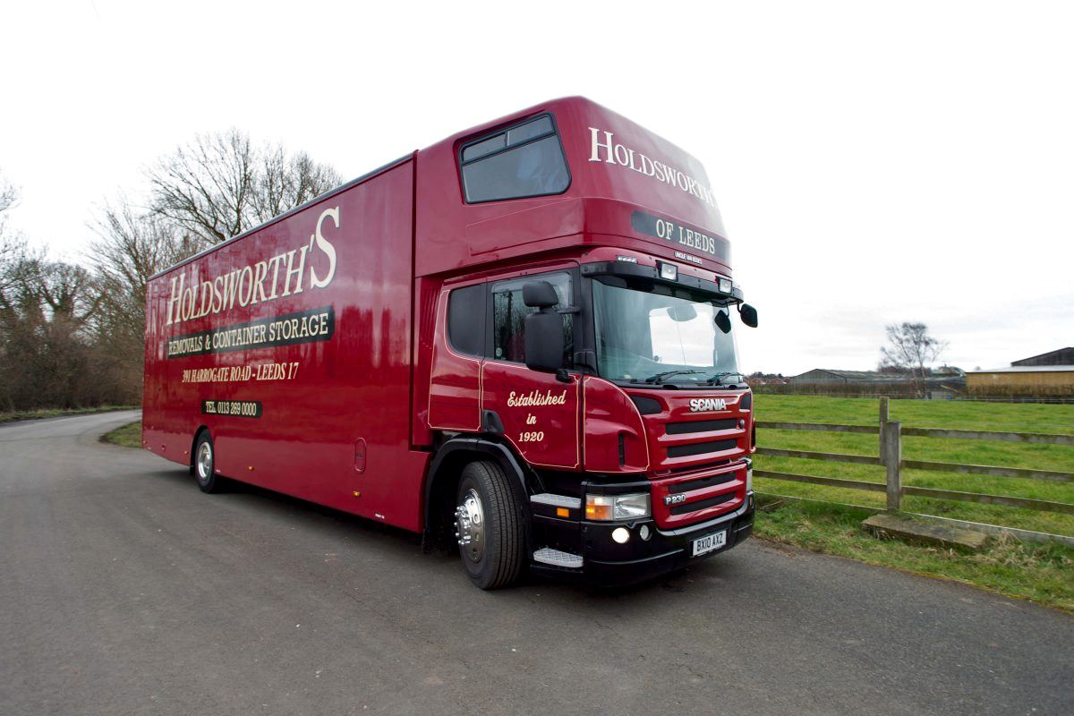 Holdsworth's Removals Van Side