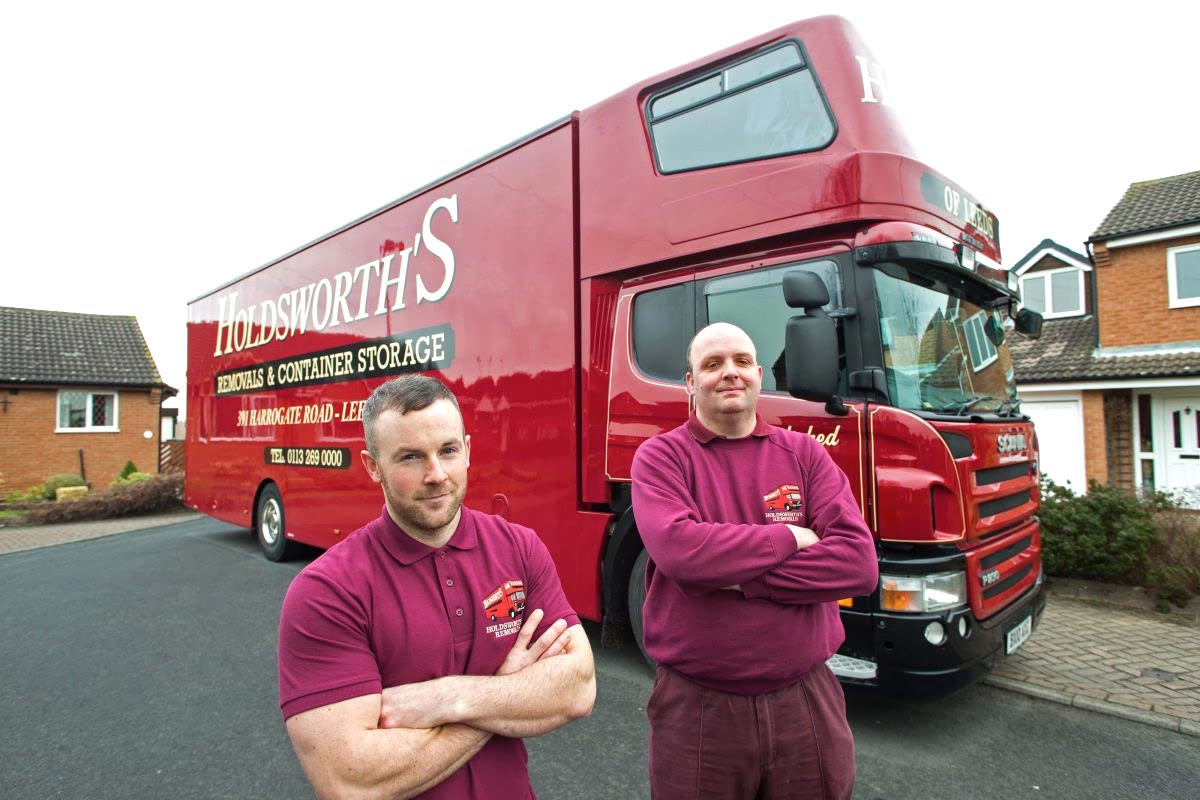 removal crew and van